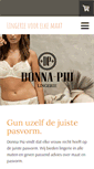 Mobile Screenshot of donna-piu.nl